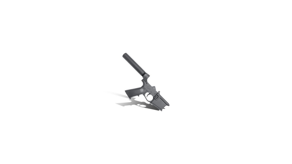 KAK Industry Industry Complete K-15/AR-15 Firearm Receiver, 9mm NATO, Pistol Tube, Black, MO-803-0704-003