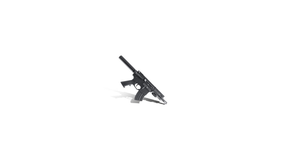 KAK Industry K-15/AR-15 Semi Auto Pistol, 7.62x39mm, 4.75in Barrel, A2 Birdcage Flash Hider, 5/8x24, Aluminum, Tan Frame, 20 Round Capacity, MLOK 4in Handguard, Standard, Tan/Black, MO-811-1004-010
