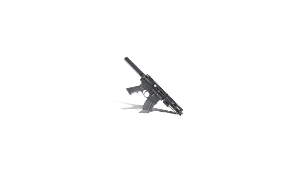 KAK Industry K-15/AR-15 Semi Auto Pistol, 7.62x39mm, 4.75in Barrel, A2 Birdcage Flash Hider, 5/8x24, Aluminum, Tan Frame, 20 Round Capacity, MLOK 5.5in Handguard, Standard, Tan/Black, MO-811-1004-011