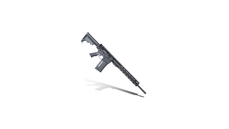 KAK Industry KA-10/AR-10 Semi Auto Rifle, .243 Winchester, 19in Barrel, 1-10 Twist, A2 Birdcage Flash Hider, 5/8x24, Aluminum, MLOK 15in Handguard, Tan/Black, MO-814-1004-003