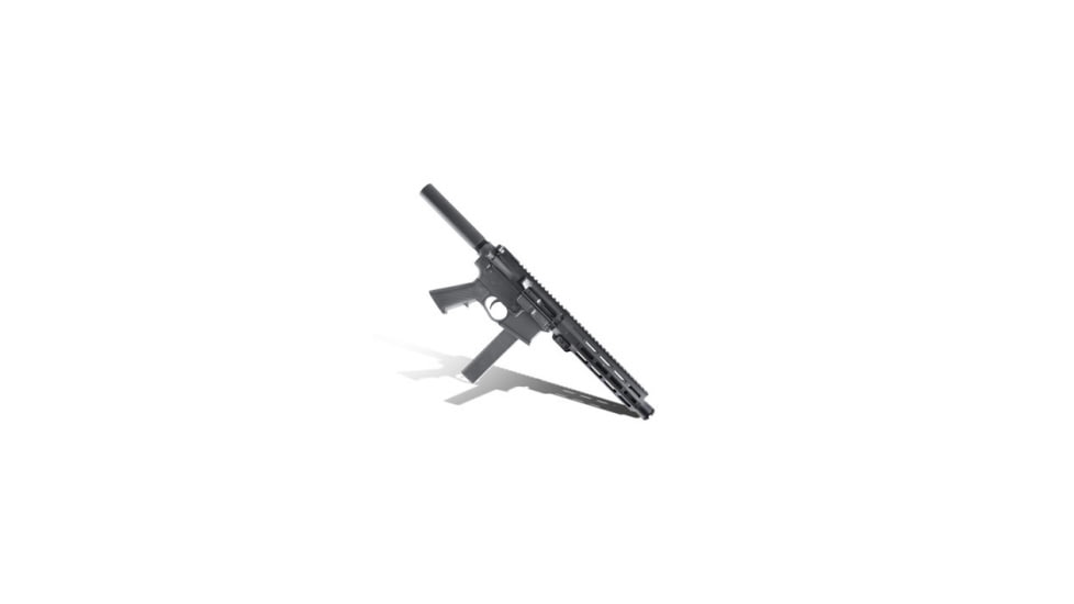KAK Industry K-15/AR-15 Semi Auto Pistol, 9mm NATO, 8in Barrel, A2 Birdcage Flash Hider, 1/2x36, Aluminum, Tan Frame, 30 Round Capacity, MLOK 9in Handguard, Standard, Tan/Black, MO-815-1004-004