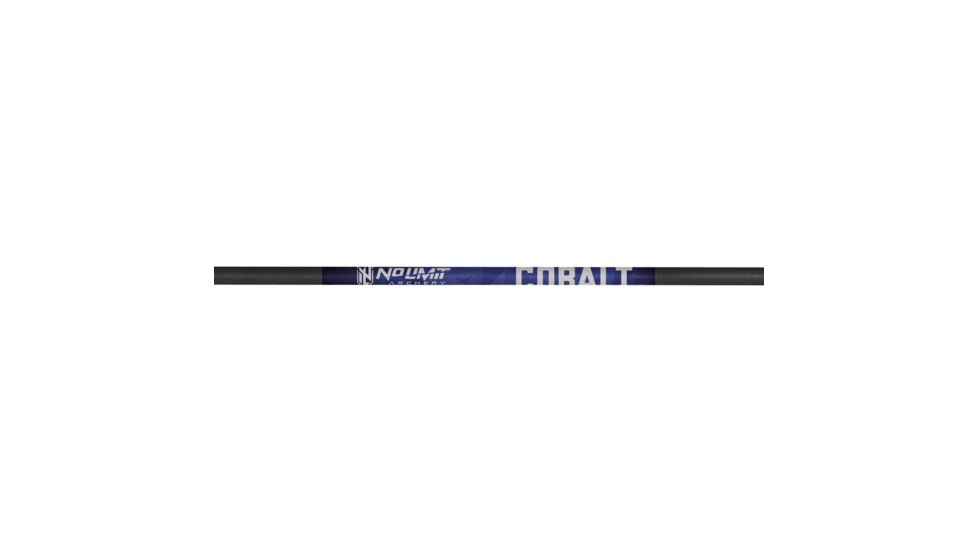 No Limit Cobalt Shafts 400 Spine, Black, Pack of 12, NLS1400
