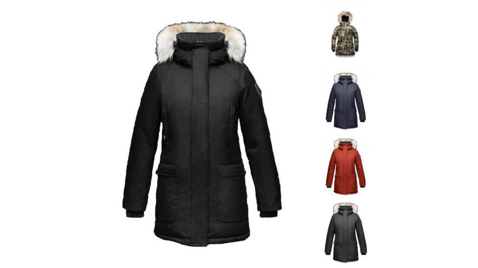 Nobis Carla Parka - Women's, Crosshatch Black, Crosshatch Camo, Crosshatch Navy, Crosshatch Red Rum, Crosshatch Steel Grey