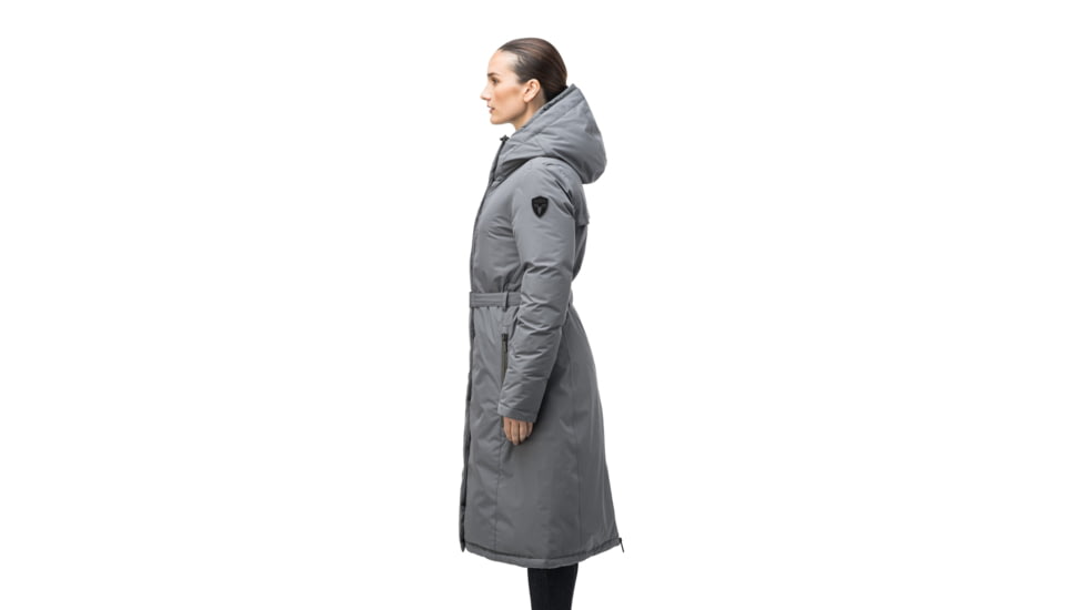 Nobis Lara Belted Parka - Womens, Concrete, Extra Small, LARA-Concrete-XS