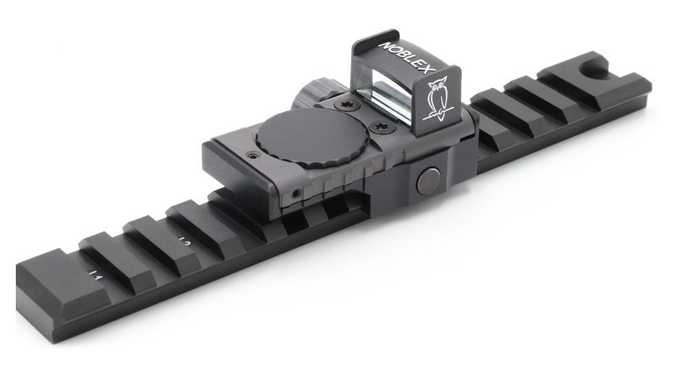 Noblex-Docter Optics 5.0 MOA Red Dot Rifle Sights w/ Picatinny/Weaver Rail Mount, Black, 55781