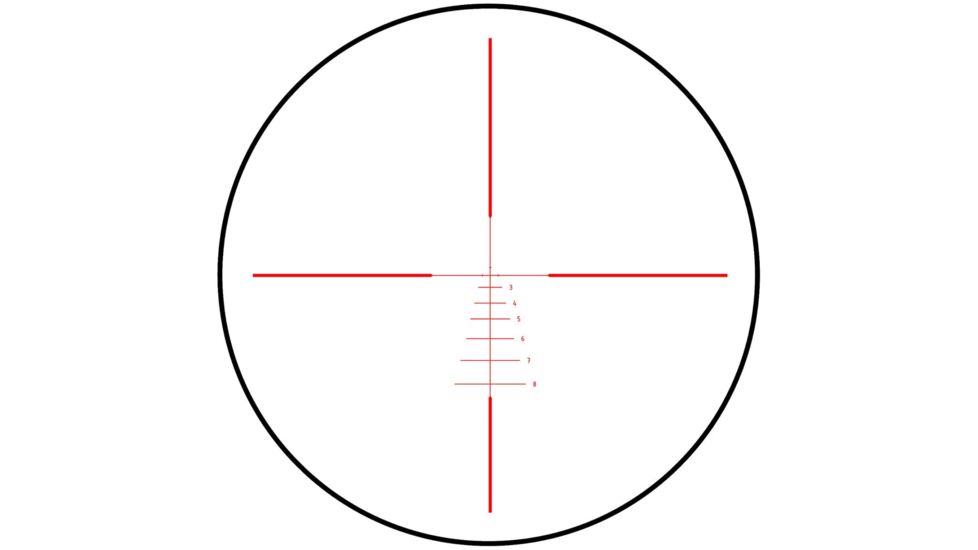 Noblex-Docter Optics Inception Rifle Scope, 1-6x24mm, 30mm Tube, Illuminated BDC Reticle, Black, 56555
