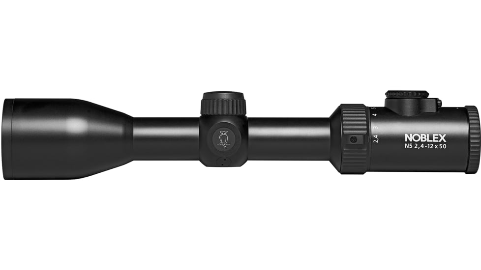 Noblex-Docter Optics N5 Rifle Scope, 2.4-12x50mm, 30mm Tube, 4i Reticle, Black, 56914