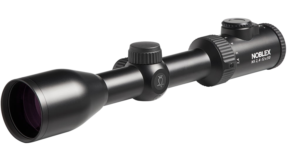 Noblex-Docter Optics N5 Rifle Scope, 2.4-12x50mm, 30mm Tube, 4i Reticle, Black, 56914