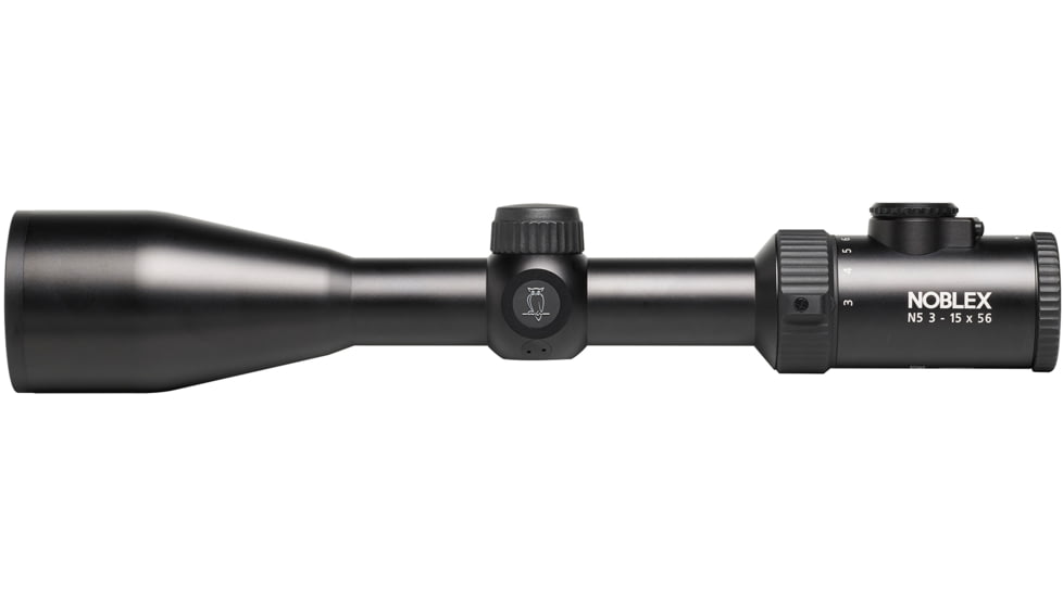 Noblex-Docter Optics N5 Rifle Scope, 3-15x56mm, 30mm Tube, 4i Reticle, Black, 56924