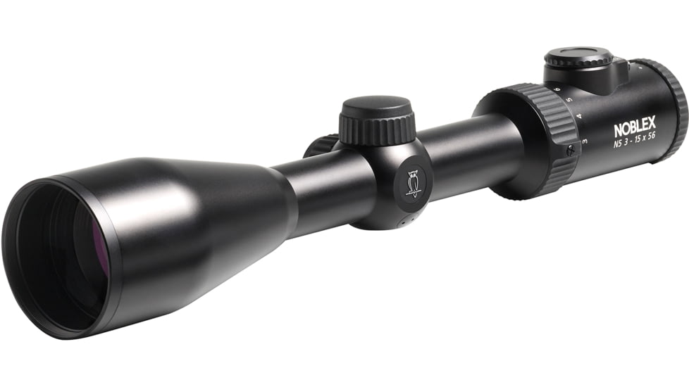 Noblex-Docter Optics N5 Rifle Scope, 3-15x56mm, 30mm Tube, 4i Reticle, Black, 56924