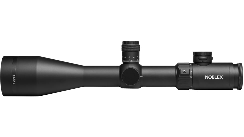 Noblex-Docter Optics Vector Rifle Scope, 5-30x56mm, 34mm Tube, Second Focal Plane, 1/8 MOA, ELD20 Reticle, Black, 56471