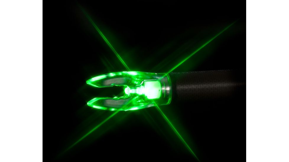 Nockturnal Universal Fit Lighted Nock, Non-Strobing, Green, NT-305