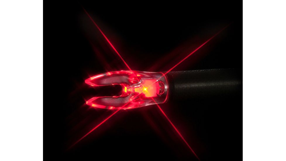 Nockturnal Universal Fit Lighted Nock, Non-Strobing, Red, NT-302