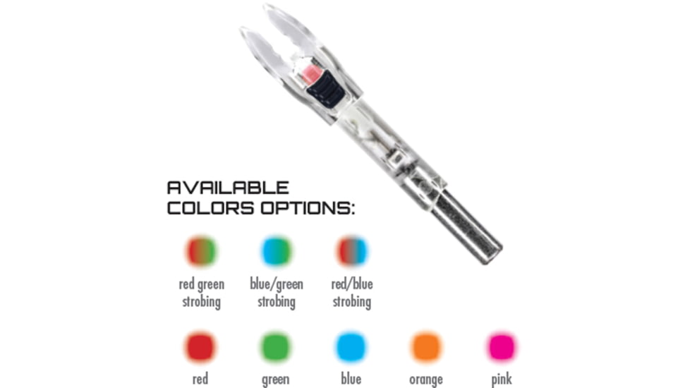 Nockturnal G Nock Shift Lighted Nocks, 3Pk, Blue, 1006869