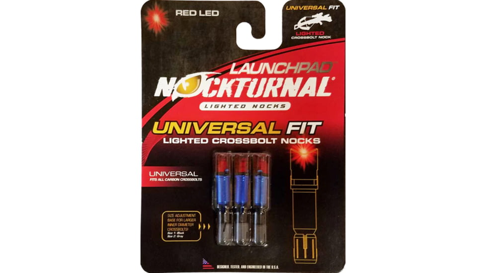 Nockturnal Launchpad Crossbow Nock, Red, NT782