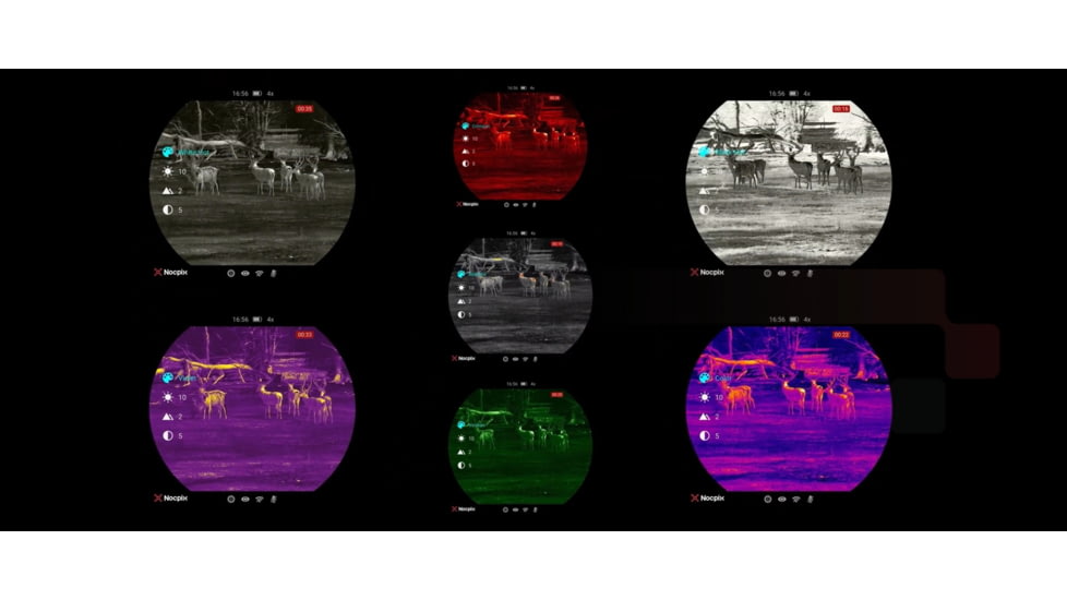 NOCPIX 4x50mm VISTA H50R Rangfinding Thermal Monocular, 640x512, Black, VISTA-H50R