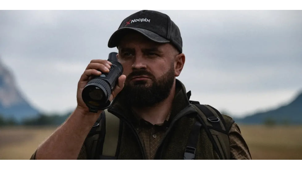 NOCPIX 4x50mm VISTA H50R Rangfinding Thermal Monocular, 640x512, Black, VISTA-H50R