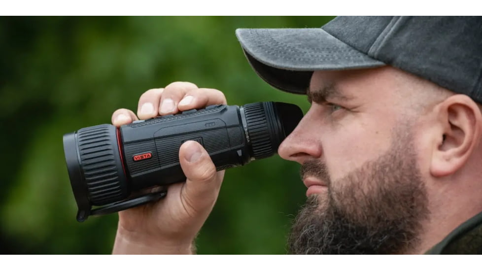 NOCPIX 4x50mm VISTA H50R Rangfinding Thermal Monocular, 640x512, Black, VISTA-H50R