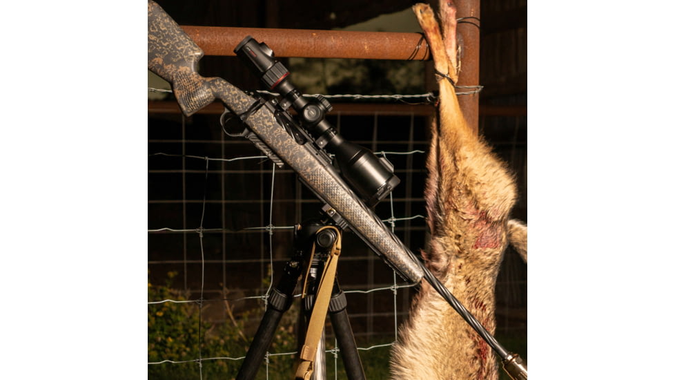 NOCPIX ACE S60R 2x60mm LRF Thermal Weapon Sight with Ocular Magnifier, 1280x1024, Black, ACE-S60R