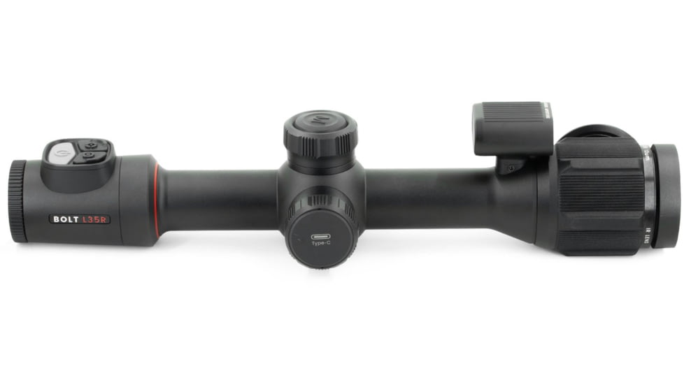 NOCPIX BOLT L35R 3.5x35mm 30mm Tube Thermal Imaging Rifle Scope, 50 Hz, 384x288, Black, BOLT-L35R