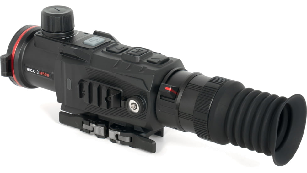 NOCPIX RICO 3 H50R 3x50mm 640x512 Thermal Weapon Sight w/LRF, First Focal Plane, 60 Hz, Black, RICO3-H50R