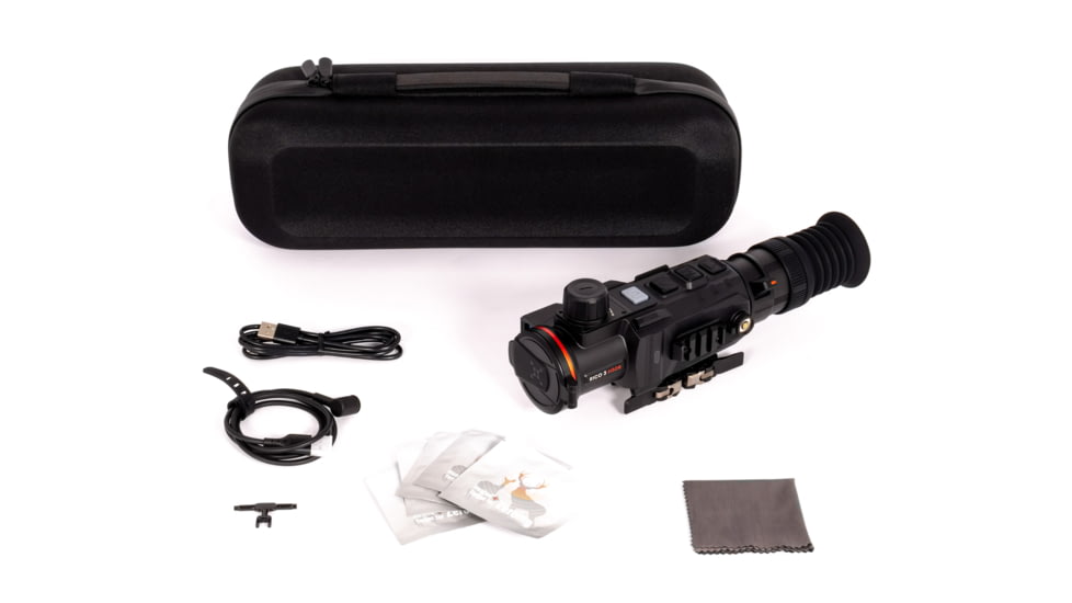 NOCPIX RICO 3 H50R 3x50mm 640x512 Thermal Weapon Sight w/LRF, First Focal Plane, 60 Hz, Black, RICO3-H50R