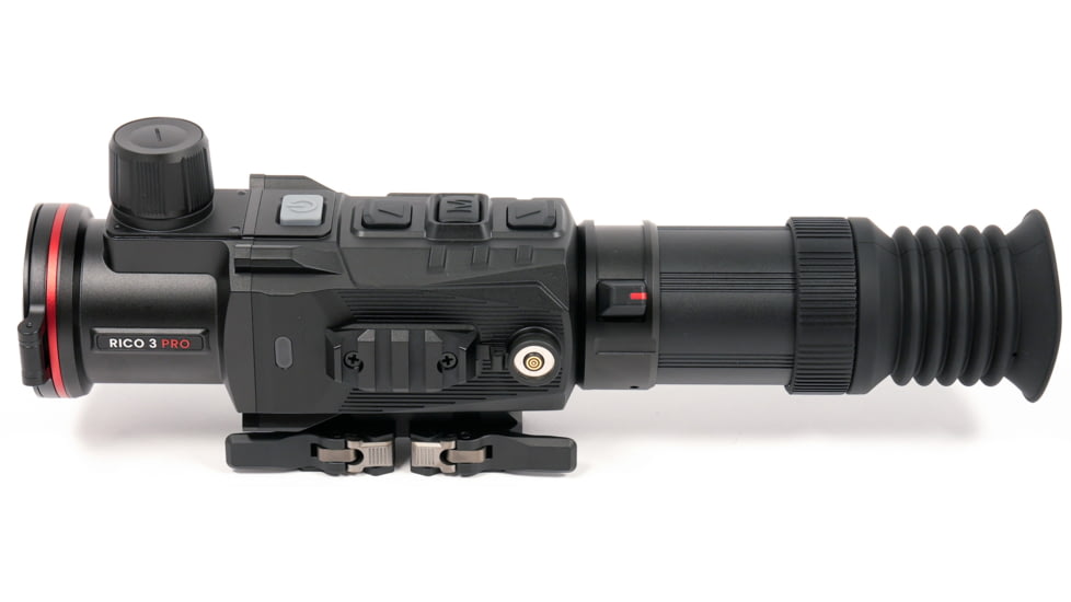 NOCPIX RICO 3 PRO H50R 3x50mm 640x512 Thermal Weapon Sight w/LRF, First Focal Plane, 60 Hz, Black, RICO3PRO-H50R