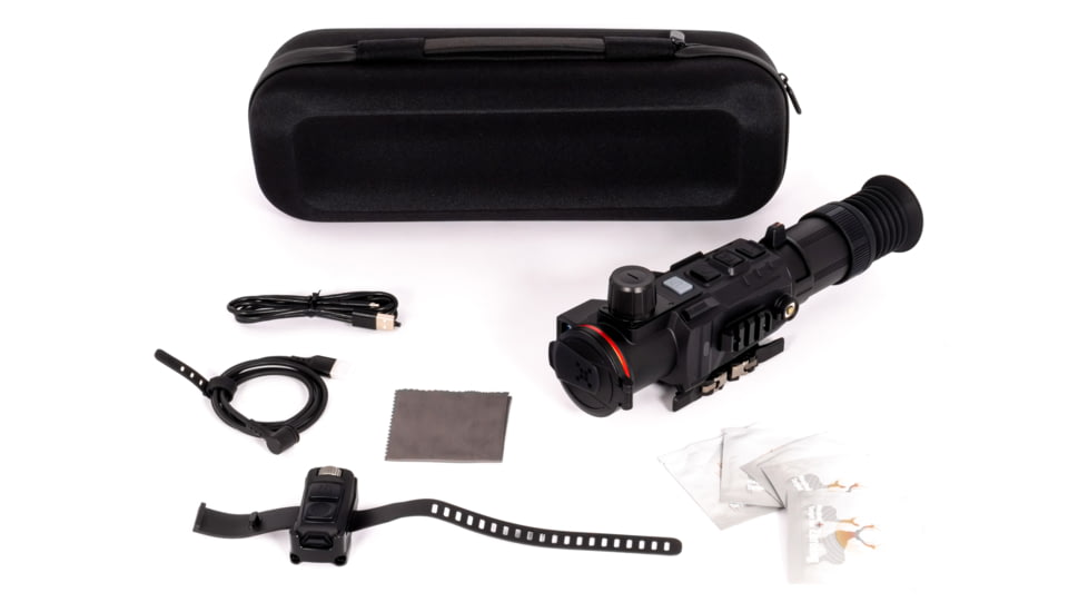 NOCPIX RICO 3 PRO H50R 3x50mm 640x512 Thermal Weapon Sight w/LRF, First Focal Plane, 60 Hz, Black, RICO3PRO-H50R
