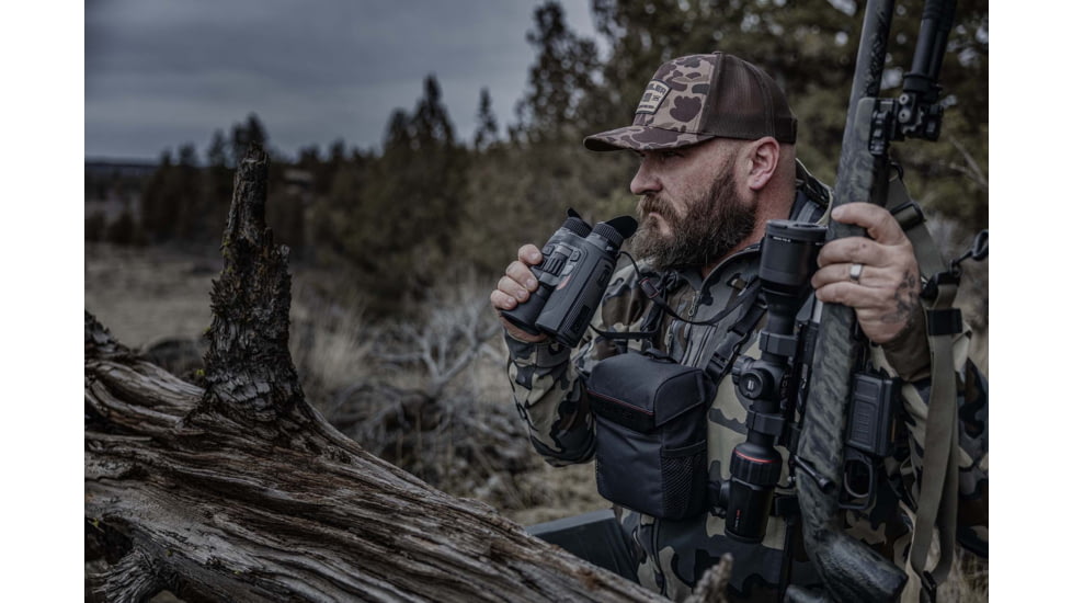 NOCPIX QUEST H50R Rangefinding Thermal Binocular 640x512 50 mm, Black, 6.91 5.43 2.60, QUEST-H50R