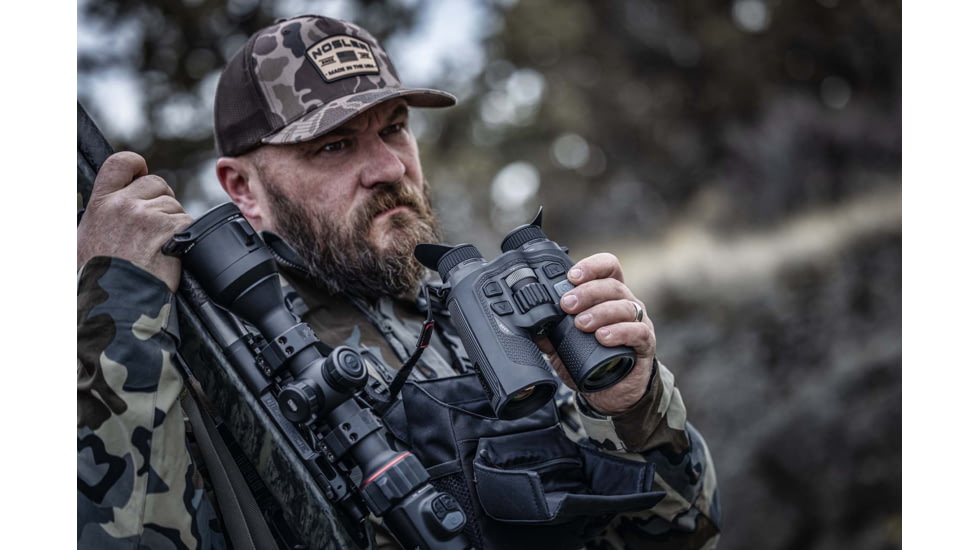 NOCPIX QUEST H50R Rangefinding Thermal Binocular 640x512 50 mm, Black, 6.91 5.43 2.60, QUEST-H50R