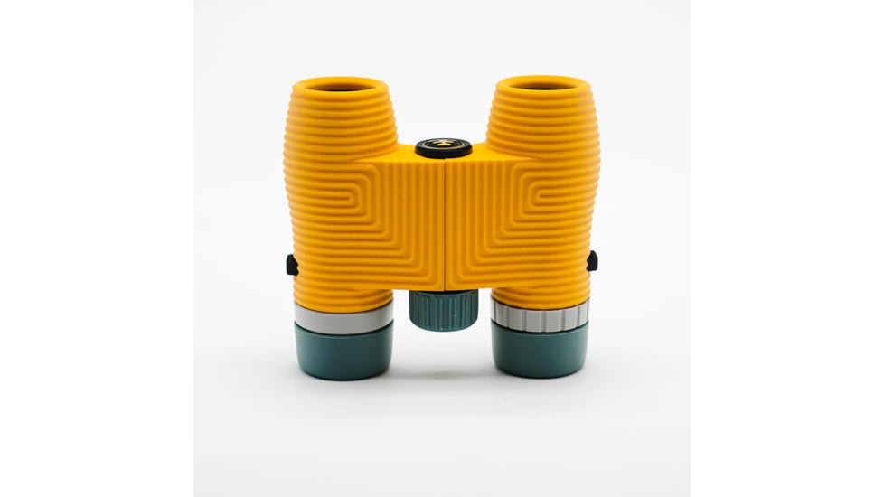 Nocs Provisions Standard Issue 8x25mm Roof Prism Waterproof Binoculars, Rugged, Canary Yellow, NOC-STD-YL2