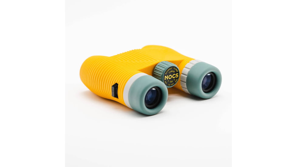 Nocs Provisions Standard Issue 8x25mm Roof Prism Waterproof Binoculars, Rugged, Canary Yellow, NOC-STD-YL2