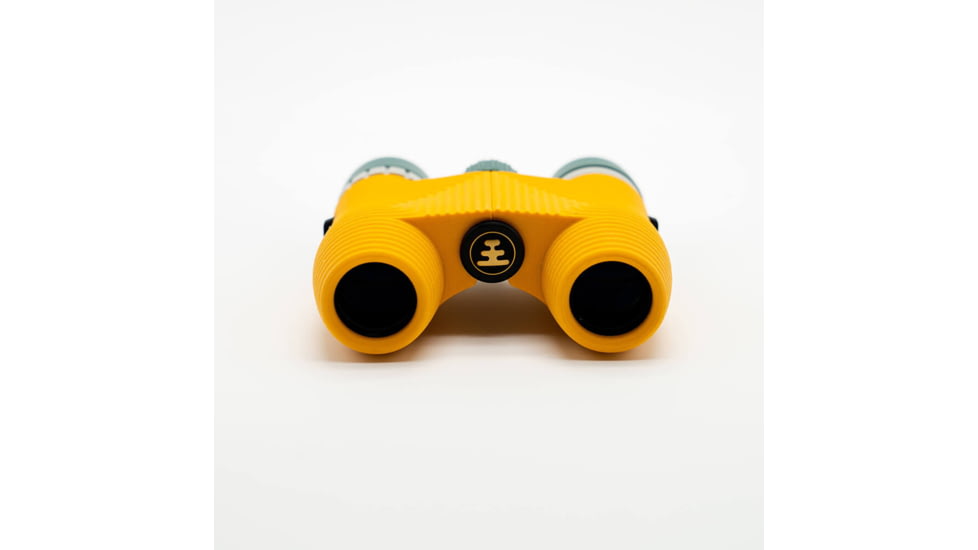 Nocs Provisions Standard Issue 8x25mm Roof Prism Waterproof Binoculars, Rugged, Canary Yellow, NOC-STD-YL2