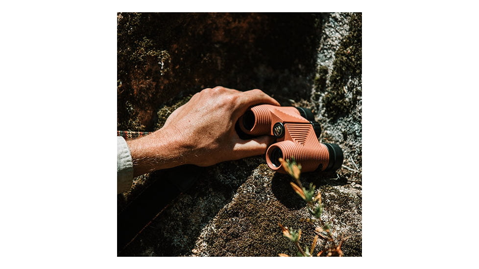 Nocs Provisions Standard Issue 8x25mm Roof Prism Waterproof Binoculars, Rugged, Flat Earth Brown, NOC-STD-ERT