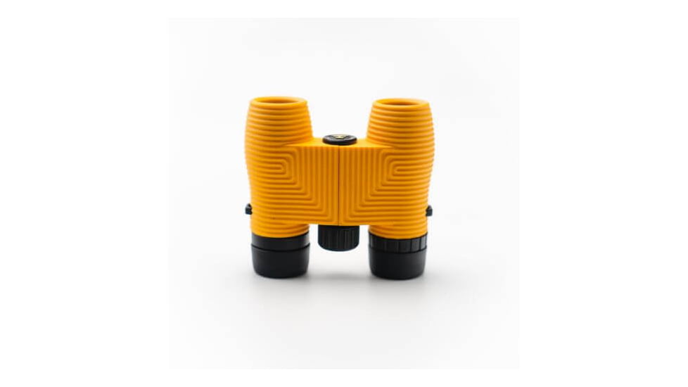 Nocs Provisions Standard Issue 8x25mm Roof Prism Waterproof Binoculars, Rugged, Marigold Yellow, NOC-STD-YEL