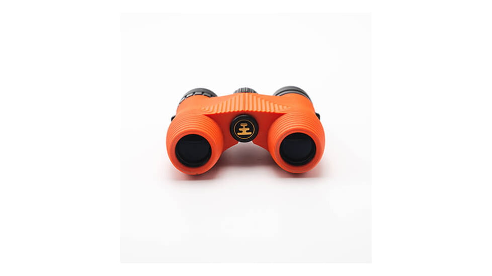 Nocs Provisions Standard Issue 8x25mm Roof Prism Waterproof Binoculars, Rugged, Poppy Orange, NOC-STD-ORG
