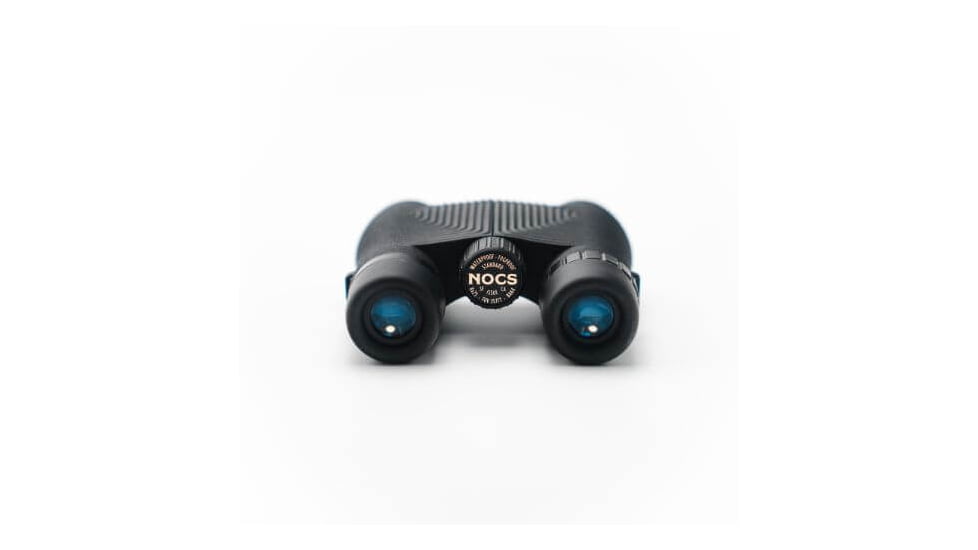 Nocs Provisions Standard Issue 8x25mm Roof Prism Waterproof Binoculars, Rugged, Squid Ink Black, NOC-STD-BLK