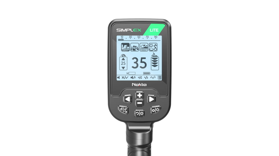 Nokta Detection Technologies Simplex Lite Metal Detector, Black, 11000623