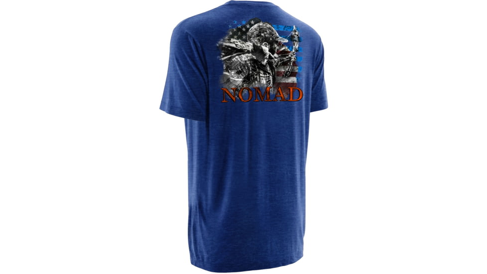 Nomad American Archer Tee, Royal Heather, XXXL, N1000042RYHXXXL