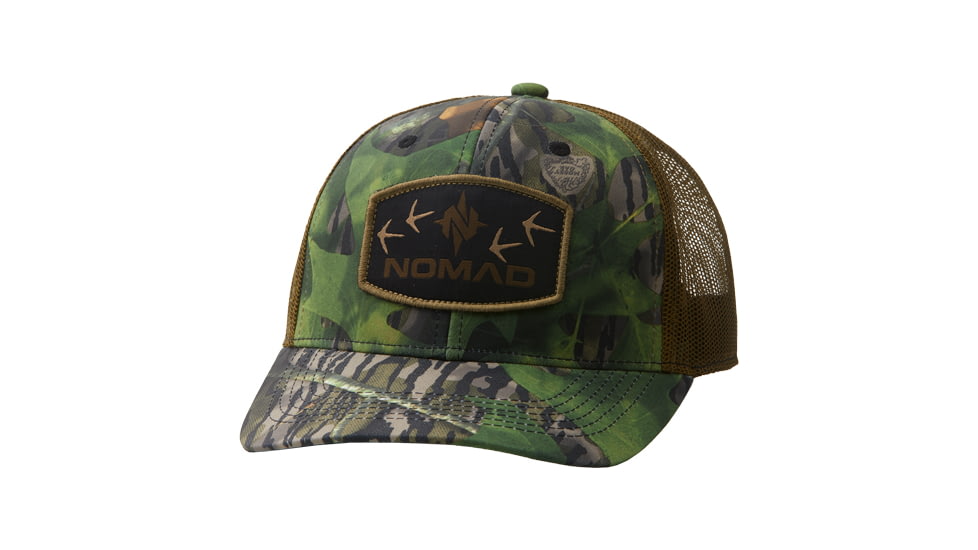Nomad Camo Turkey Trucker Hat Mossy Oak Shadowleaf Adjstbl