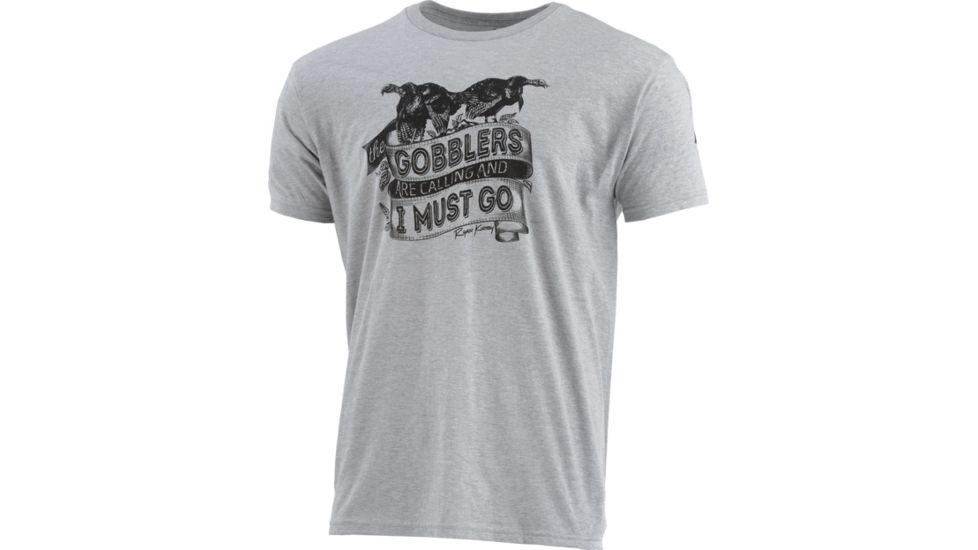 Nomad Gobblers Are Calling Men's T-shirt Grey Large