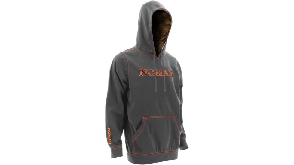 Nomad Logo Hoodie, Medium, Cool Charcoal Grey/BSE N1300001CGYM