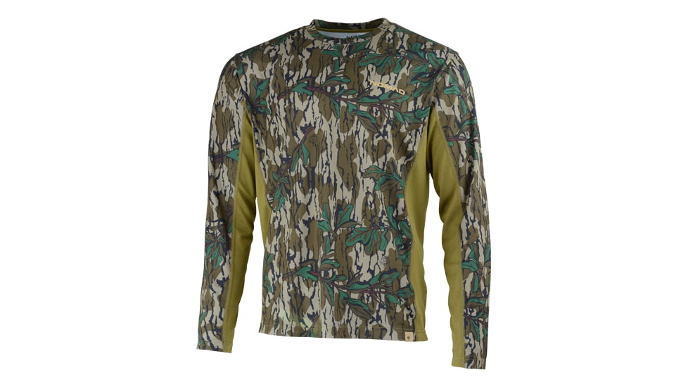 Nomad Men's Ls Icon T Mossy Oak Greenleaf Large