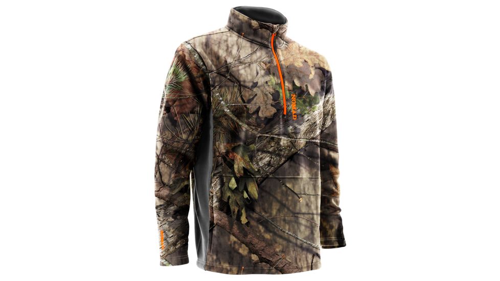 Nomad Southbounder Camo 1/4 Zip Fleece, Mossy Oak Break Up Country, L, N1300004MOCL