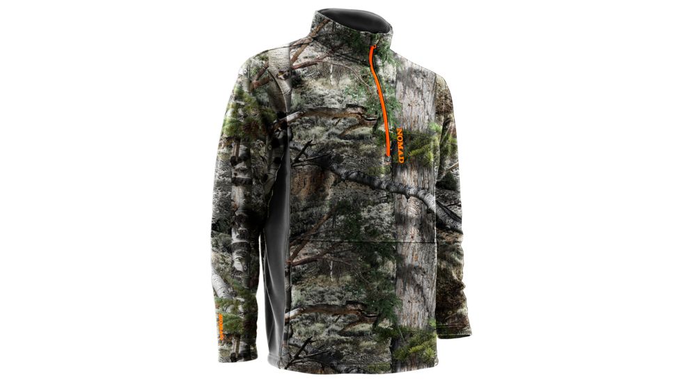Nomad Southbounder Camo 1/4 Zip Fleece, Mossy Oak Mountain Country, S, N1300004MMCS