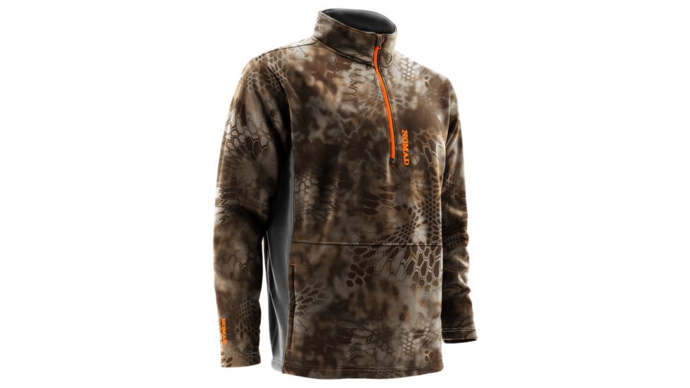 Nomad Southbounder Camo 1/4 Zip Fleece, Kryptek Banshee, M N1300004BSEM