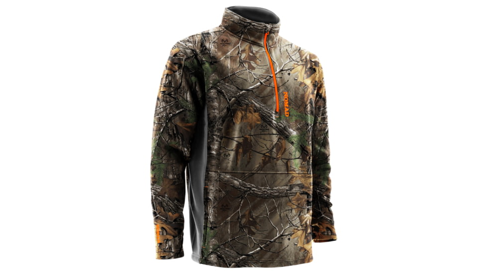 Nomad Southbounder Camo 1/4 Zip Fleece, Realtree Xtra, XL N1300004RTXXL