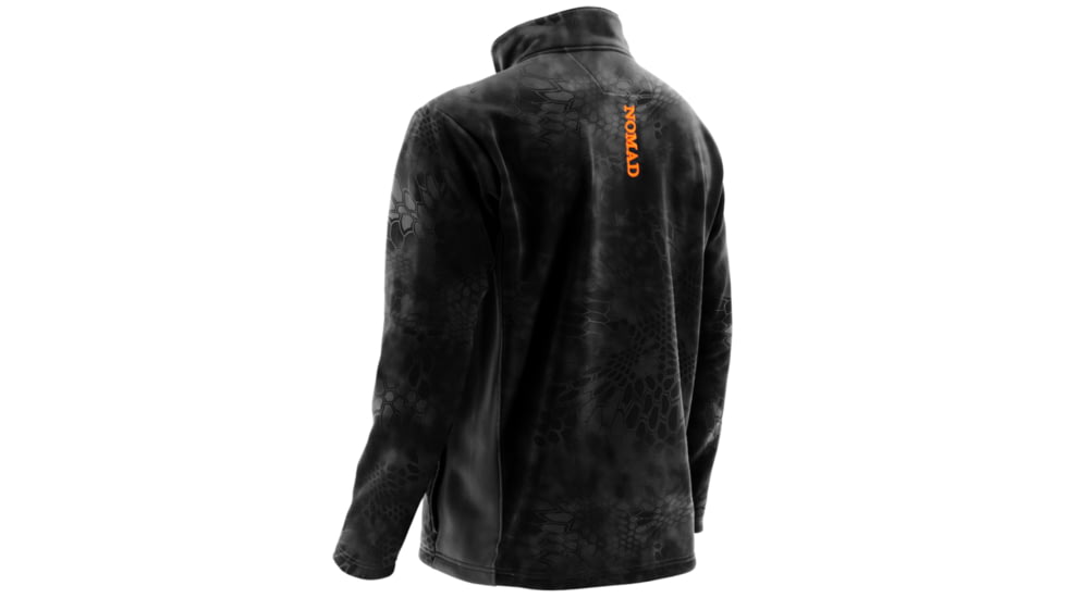 Nomad Southbounder Camo 1/4 Zip Fleece, Kryptek Typhon, L N1300004TYNL