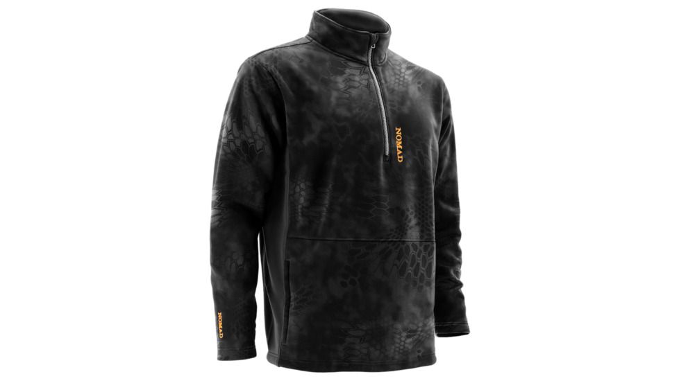 Nomad Southbounder Camo 1/4 Zip Fleece, Kryptek Typhon, L N1300004TYNL