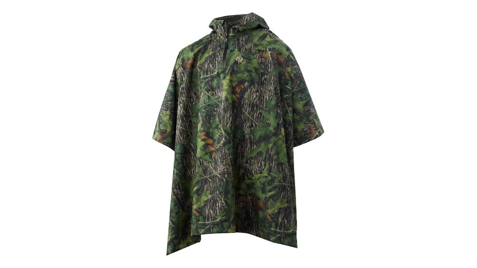Nomad Turkey Poncho Mossy Oak Shadowleaf W/hood &amp; Sack